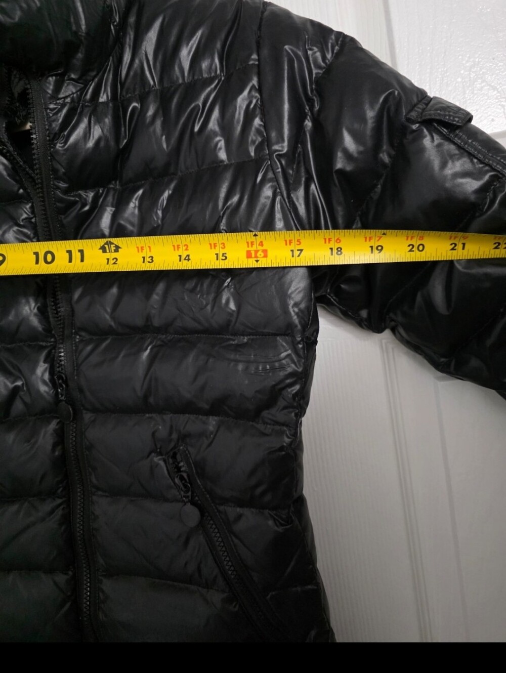 MONCLER BADY GLOSSY Black Quilted Puffer Jacket Luxury 2 Vintage Y2K Ski Snow - Picture 11 of 16